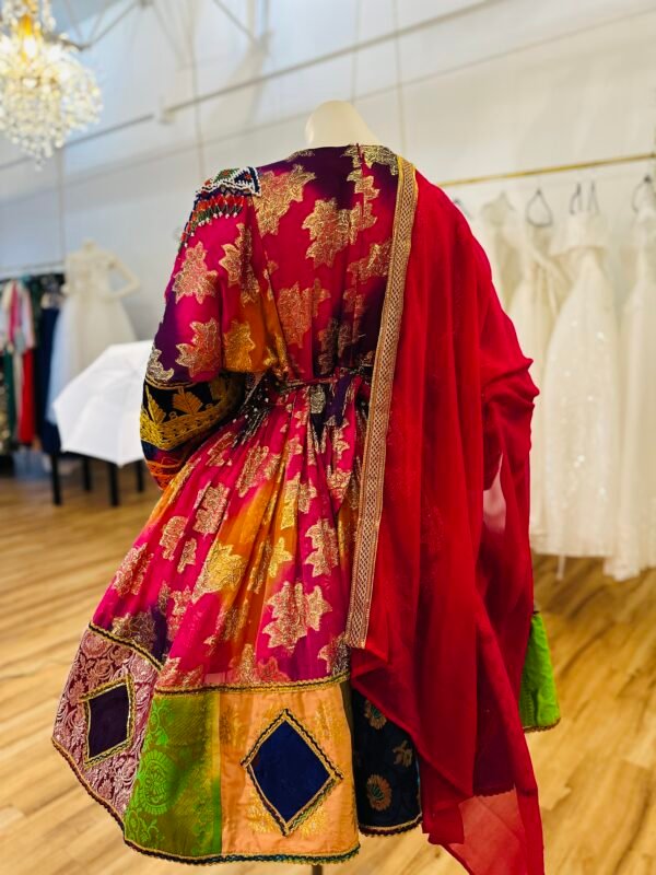 Elegant Traditional Afghan Dress - Image 3