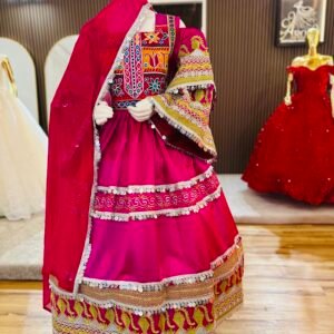 Elegant Traditional Afghan Dress